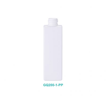 Bottiglia quadrata in PP da 200 ml